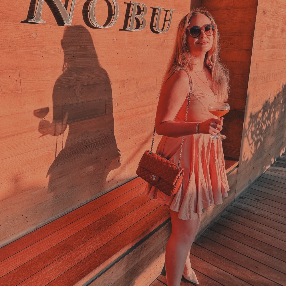 Rebecca Taylor peach/tan swing dress